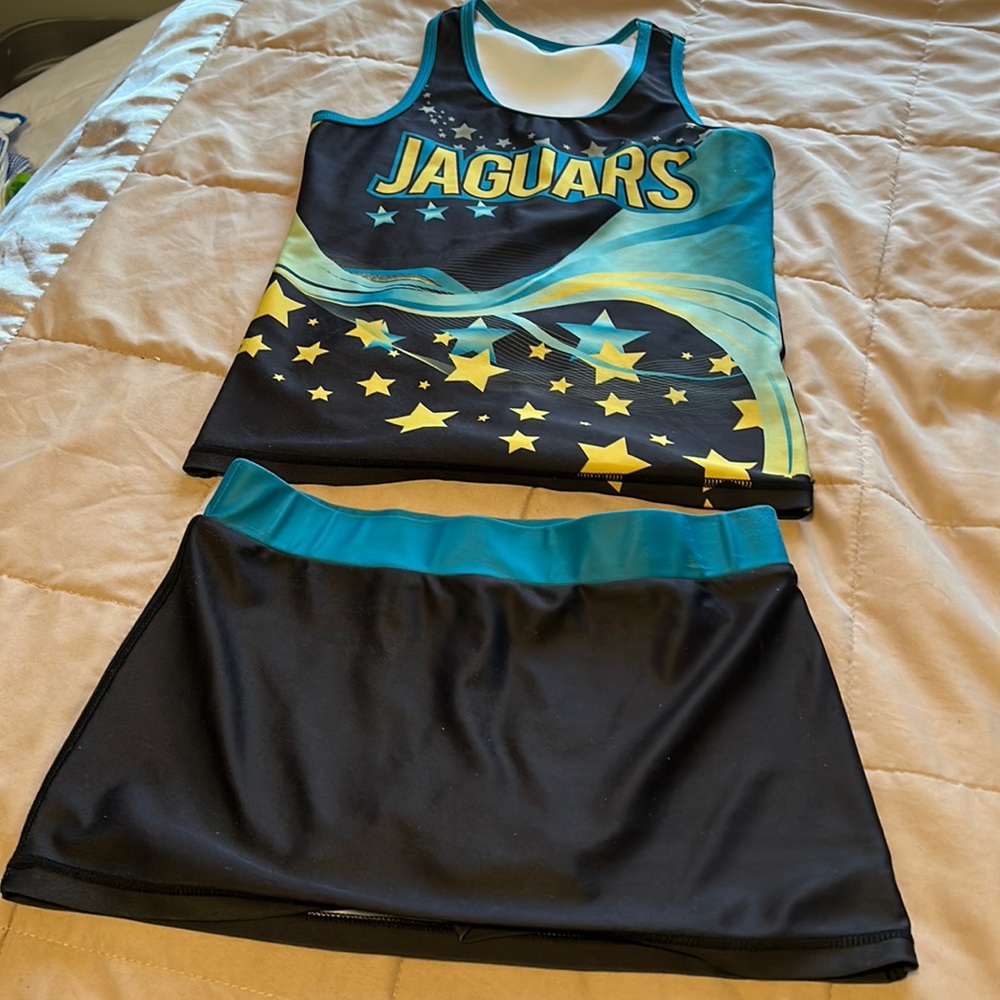 Jacksonville Jaguar Cheer Outfit